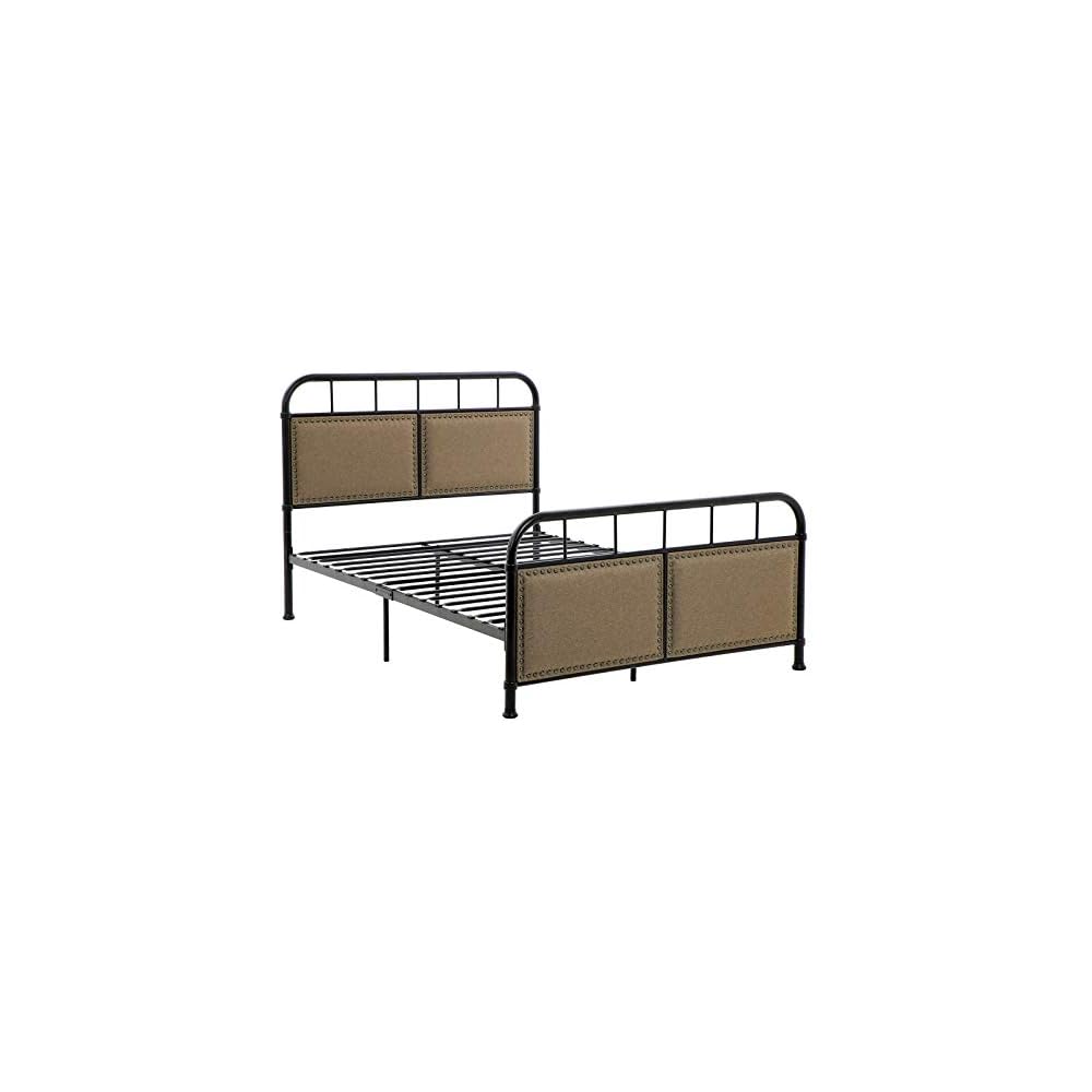VASAGLE Full Metal Bed Frame, 14 Inches Tall, 1100 lb Weight Capacity