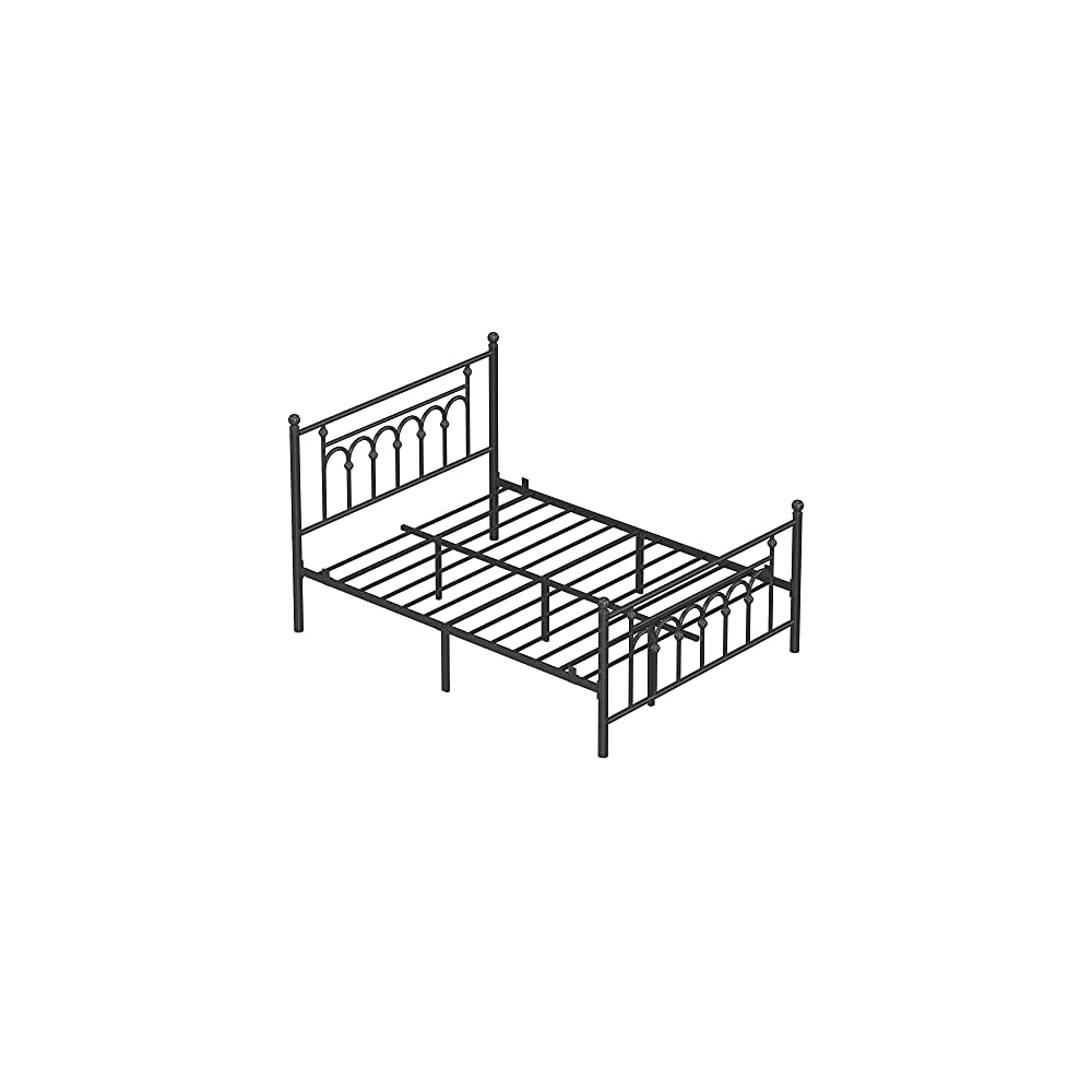 VASAGLE Full Metal Bed Frame, 14 Inches Tall, 1100 lb Weight Capacity
