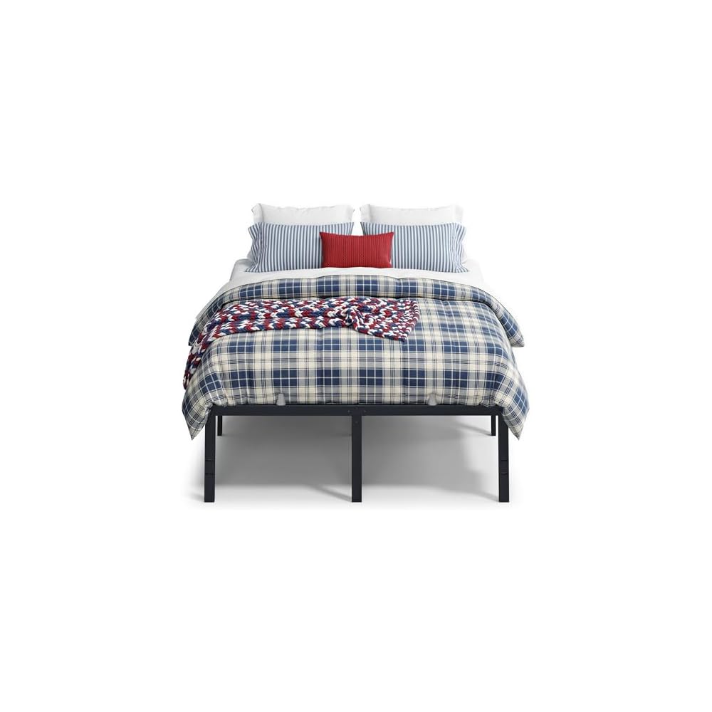 VASAGLE Full Metal Bed Frame, 14 Inches Tall, 1100 lb Weight Capacity