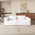 JACH 86.62" Modular Sectional Couch, Huge Plus Love Seat Sofa, Modern Comfy Cloud Couches, Sofa Furniture for Living Room, Office, Apartment, Beige